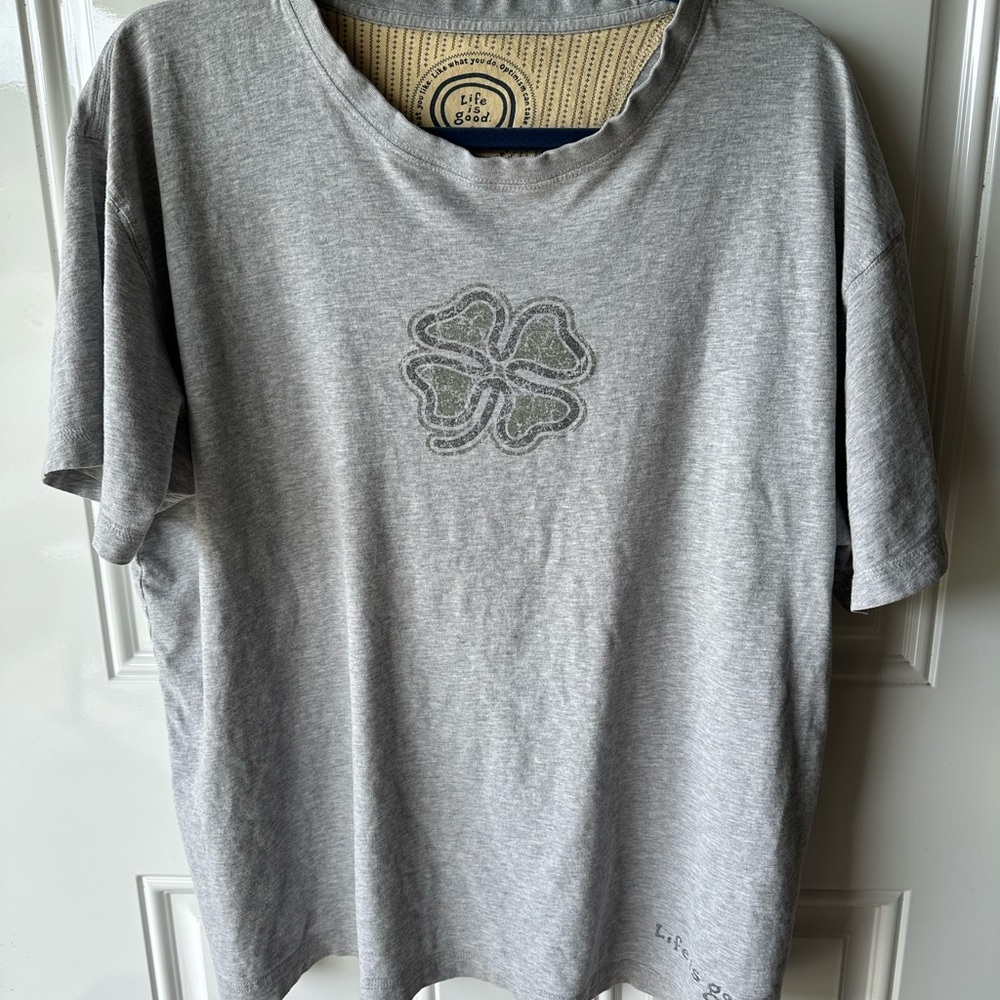Life Is Good Heather Gray T-Shirt